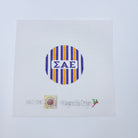 Sigma Alpha Epsilon</br> 3" Round Canvas - KC Needlepoint