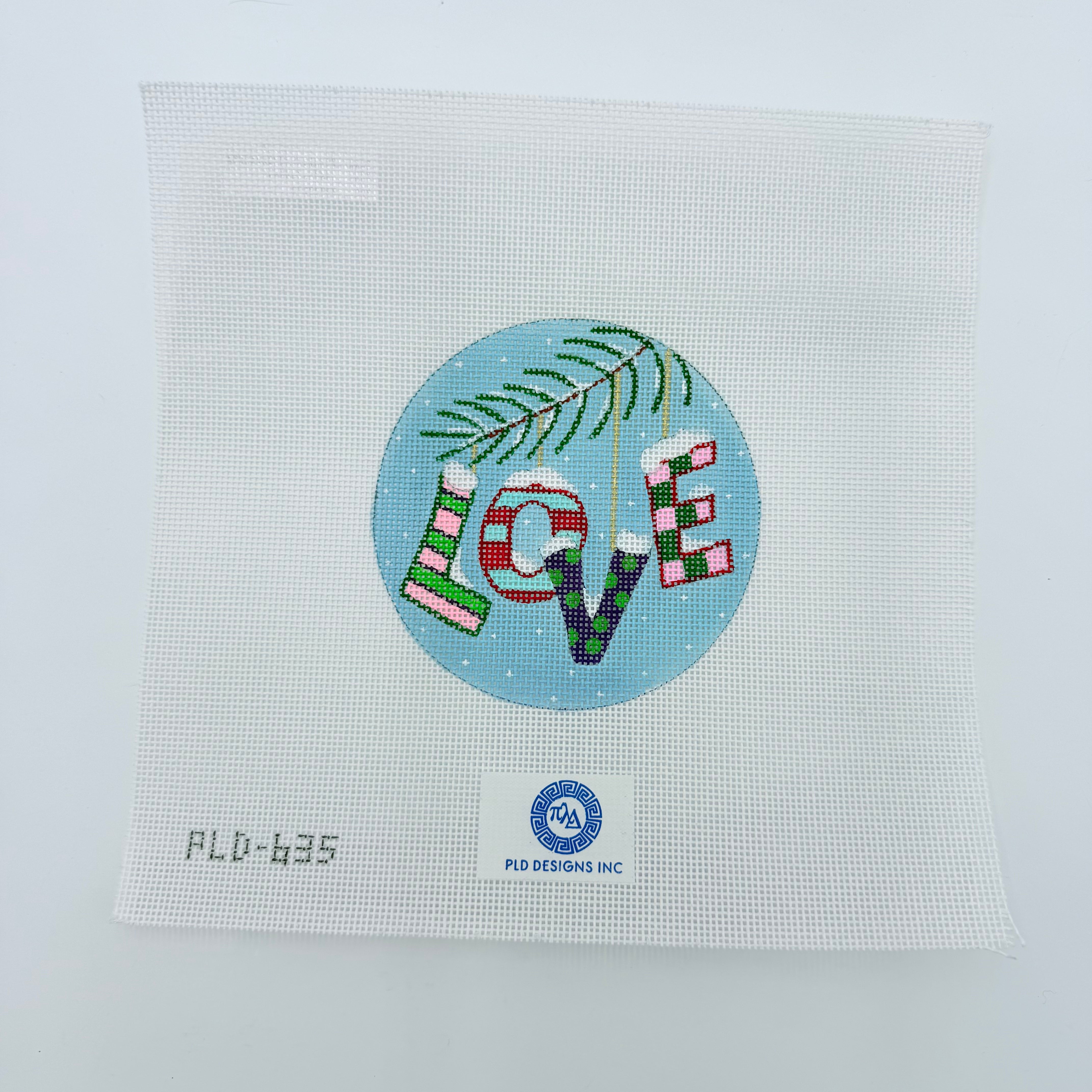 Christmas Love Canvas - KC Needlepoint