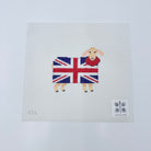 Sheep with English Flag Canvas - KC Needlepoint