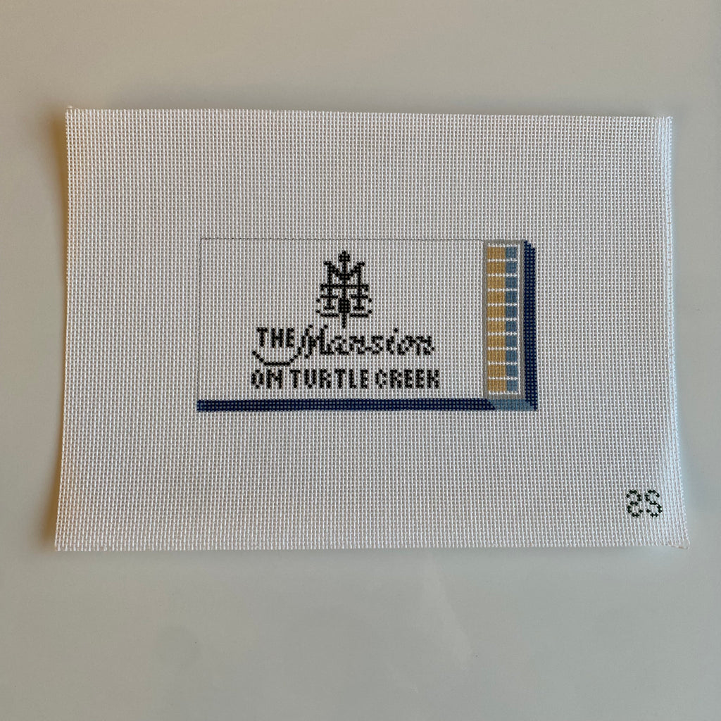 The Mansion on Turtle Creek Matchbook Canvas - KC Needlepoint