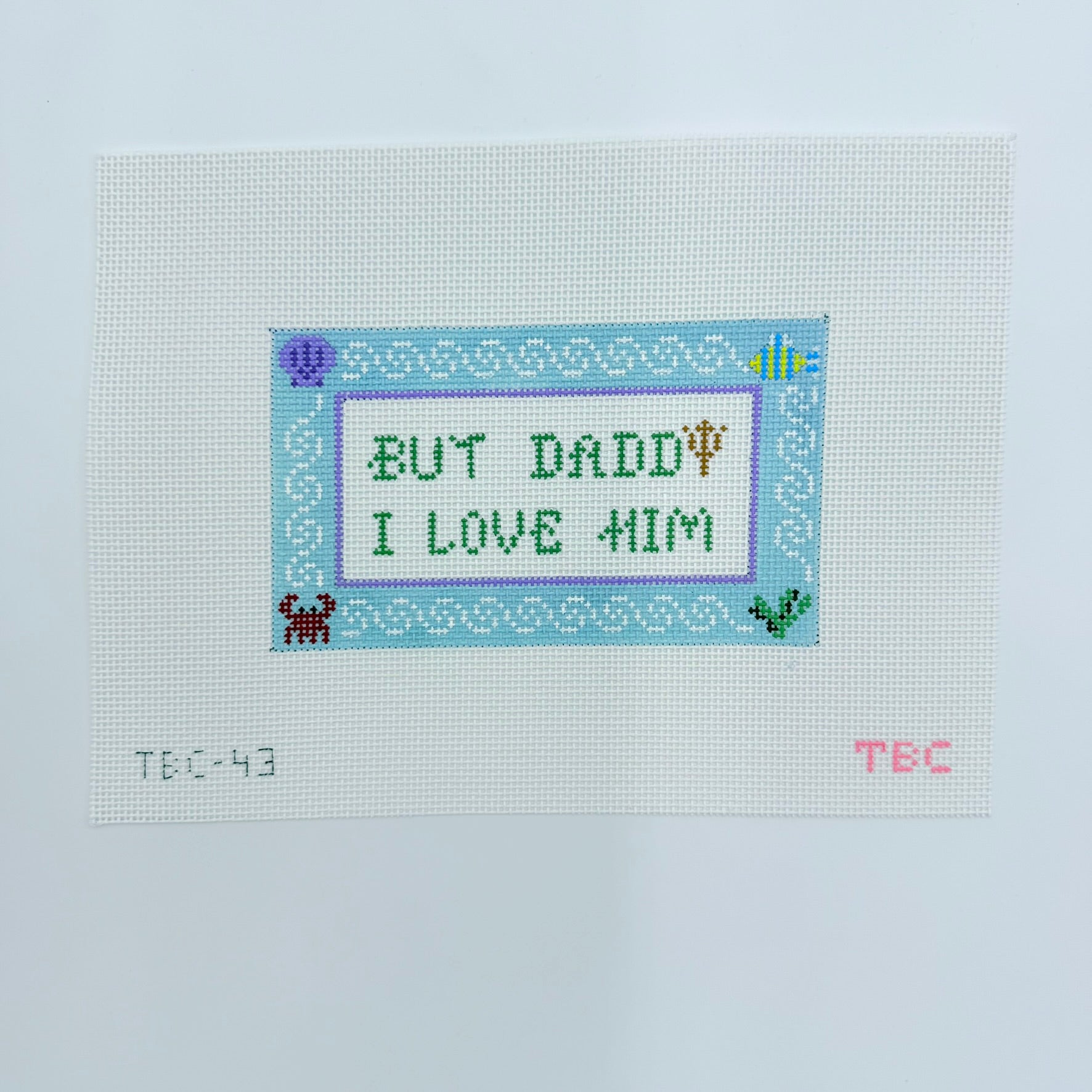 Young Love Ariel Canvas - KC Needlepoint