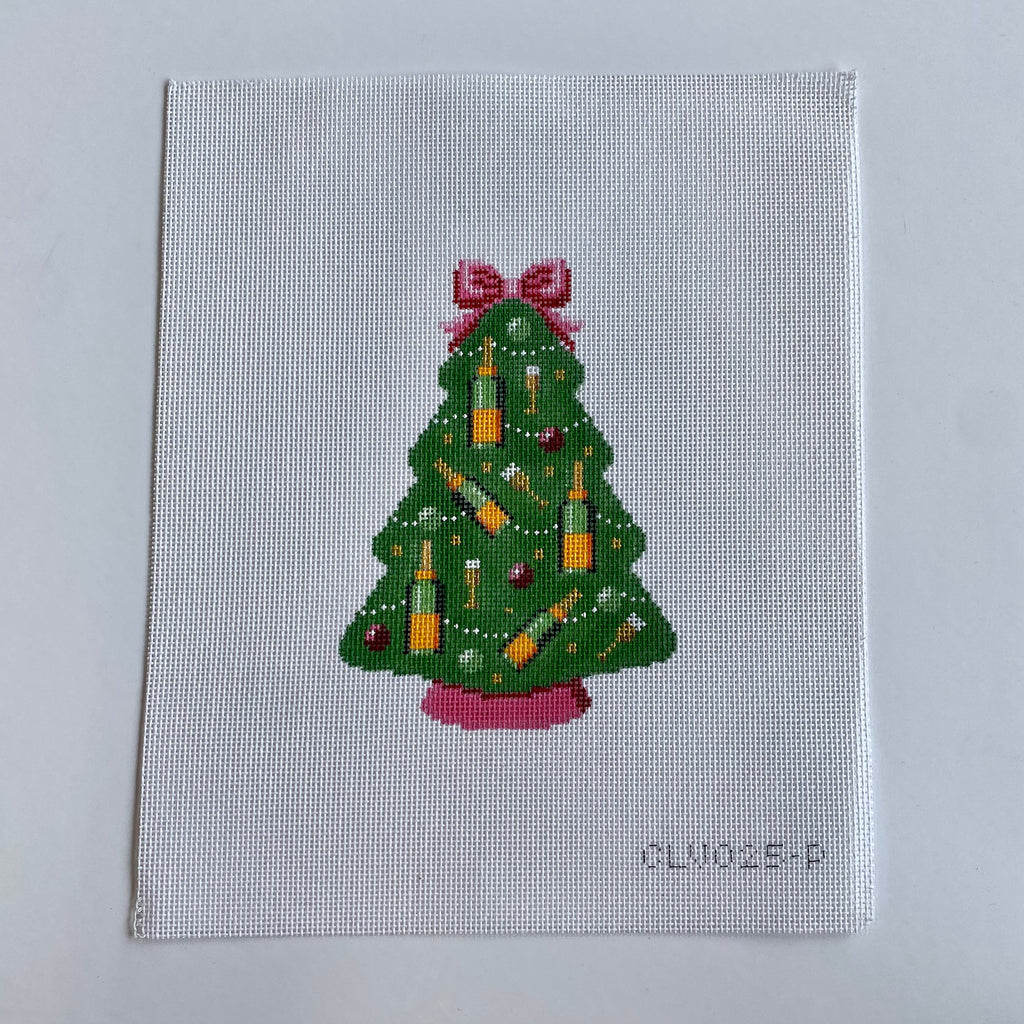Champagne Tree Canvas - KC Needlepoint