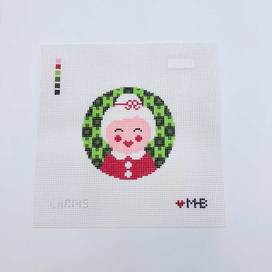 HoHoHo Mrs. Claus Canvas - KC Needlepoint