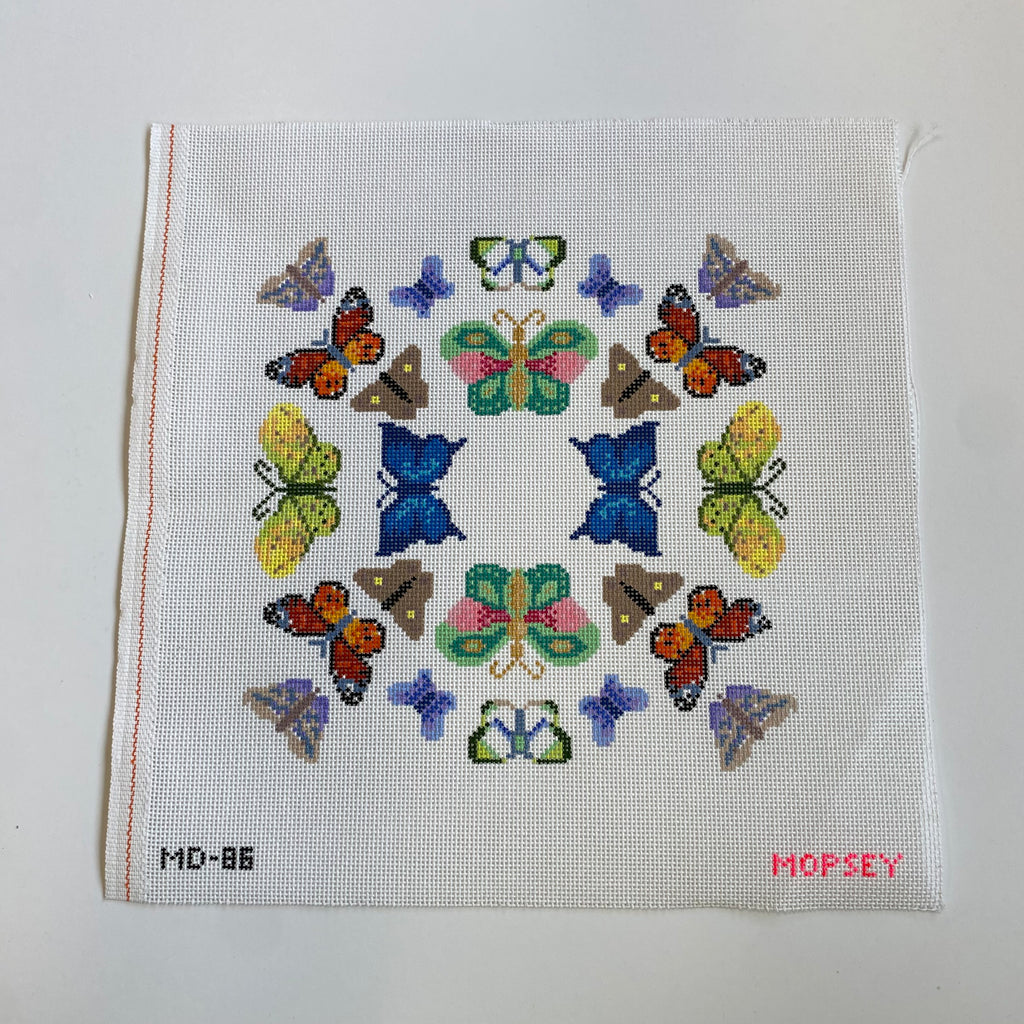 Butterfly Mandala Canvas - KC Needlepoint