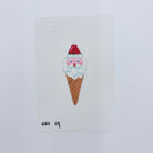 Santa Cone Canvas - KC Needlepoint