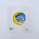 Moon Sleigh Ride over Town Canvas - KC Needlepoint