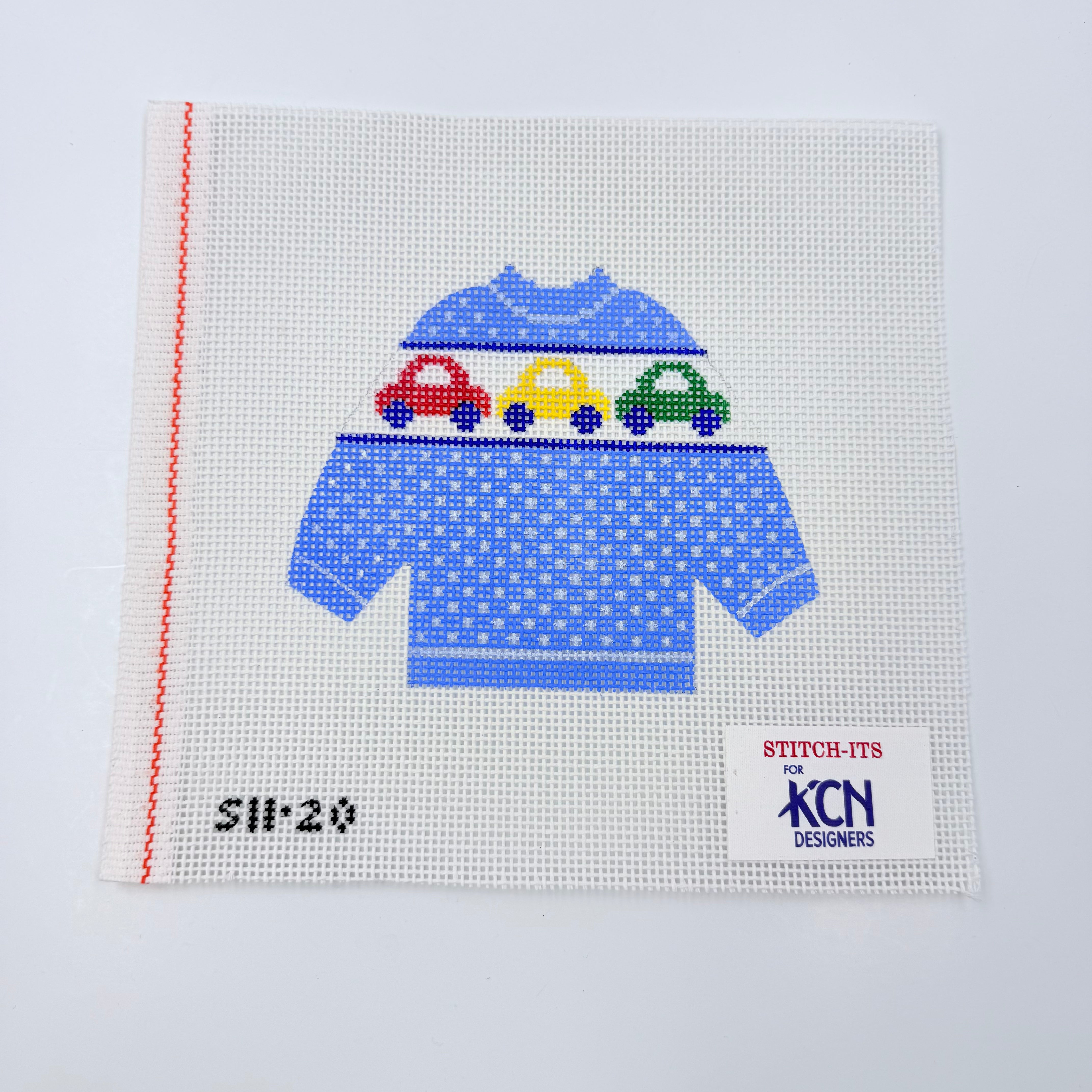 Cars Pullover - KC Needlepoint