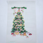 Girl Tree with Castles Stocking Canvas - KC Needlepoint