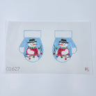 Snowman Mittens Canvas - KC Needlepoint