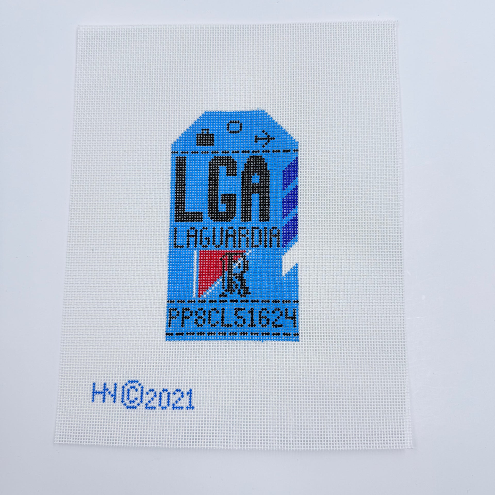 Laguardia Vintage Travel Tag Canvas – KC Needlepoint