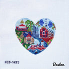 Boston Heart Canvas - KC Needlepoint