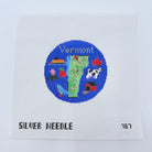Vermont 4 1/4" Travel Round Needlepoint Canvas - KC Needlepoint