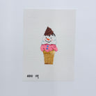 Snowman Cone Canvas - KC Needlepoint