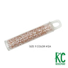 Size 11 Seed Beads 12A Champagne - KC Needlepoint