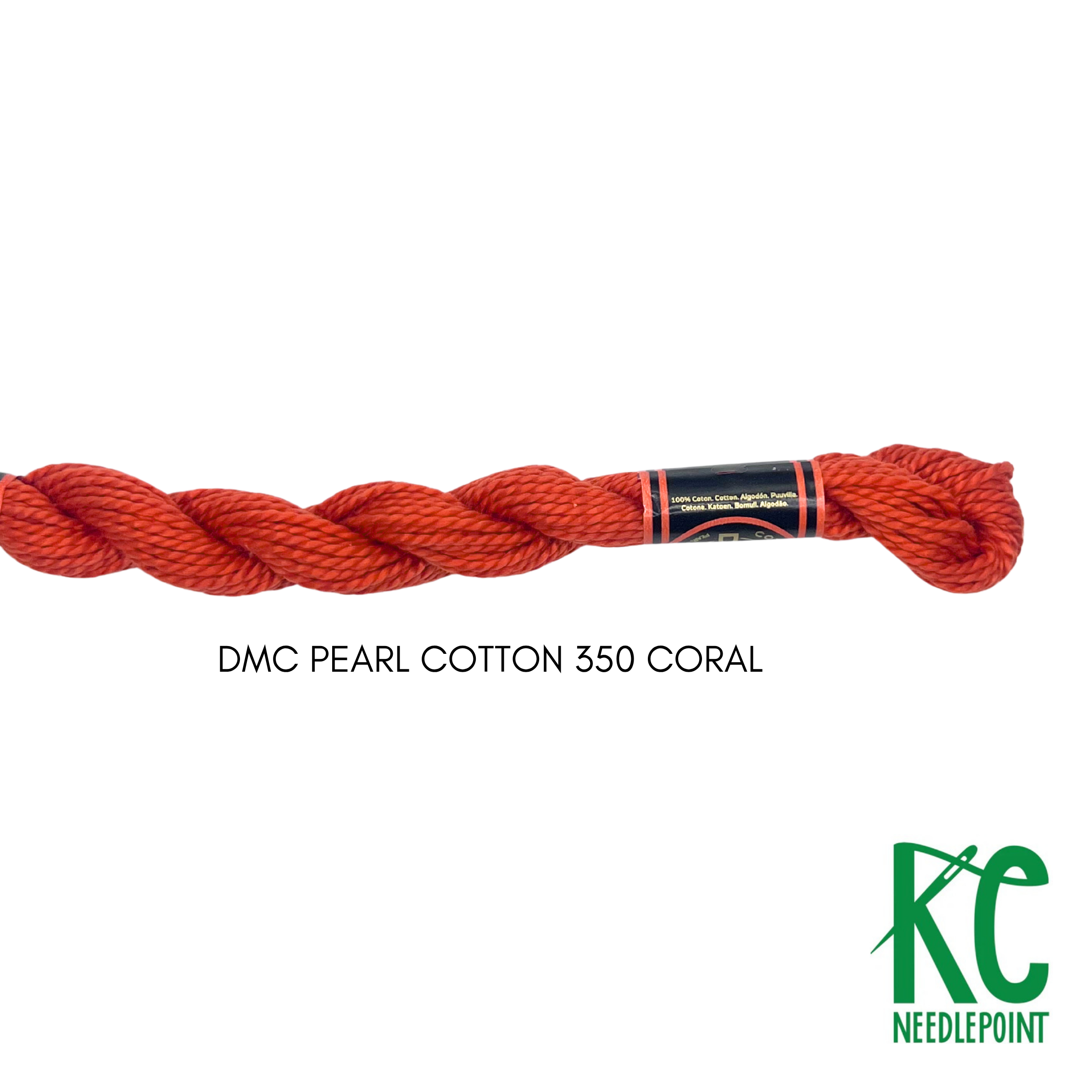 DMC 3 Pearl Cotton 350 Coral - KC Needlepoint