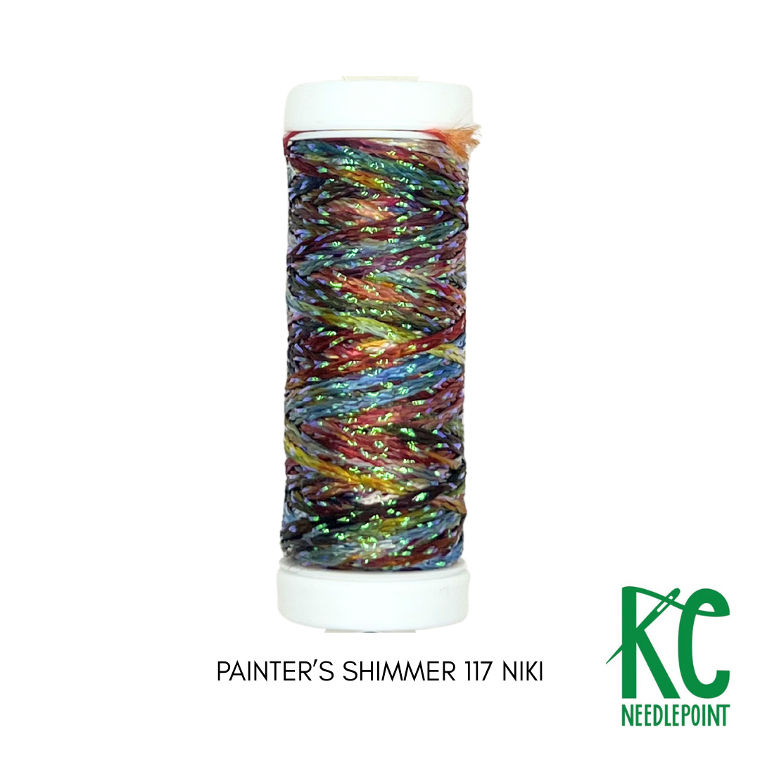 Painter's Shimmer 117 Niki - KC Needlepoint