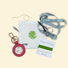 Pocket Palm Bag Tag/Key Fob Kit - KC Needlepoint