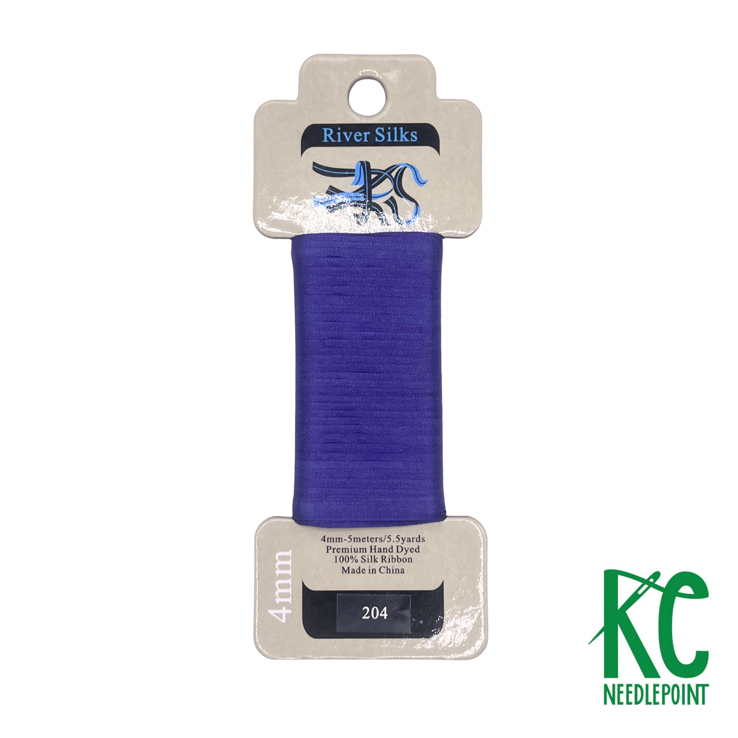 Silk Ribbon 4mm 204 Prism Violet - KC Needlepoint