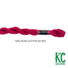 DMC 5 Pearl Cotton 321 Red - KC Needlepoint