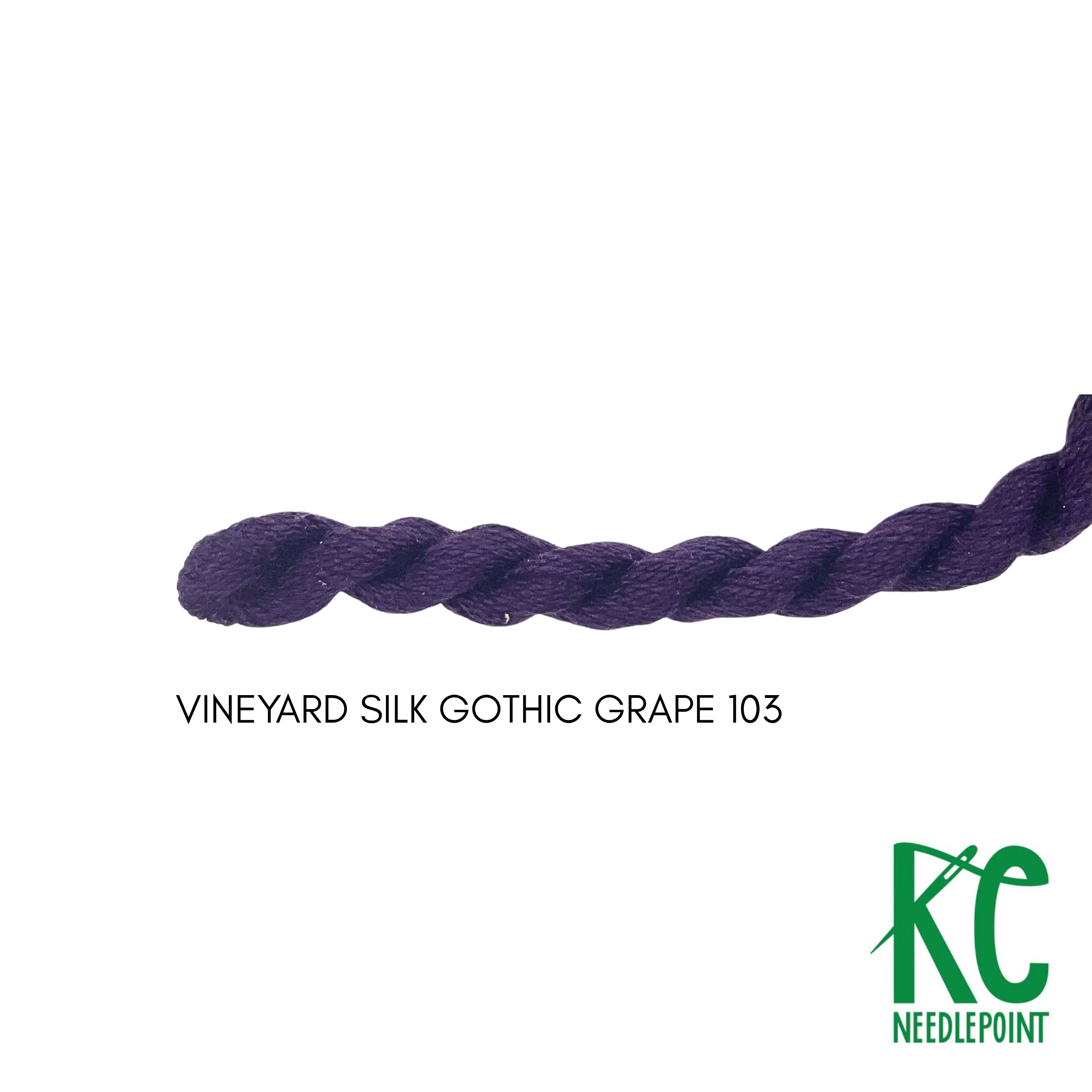 Vineyard Silk Skein C103 Gothic Grape - KC Needlepoint