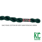 DMC 5 Pearl Cotton 319 Very Dark Pistachio Green - KC Needlepoint