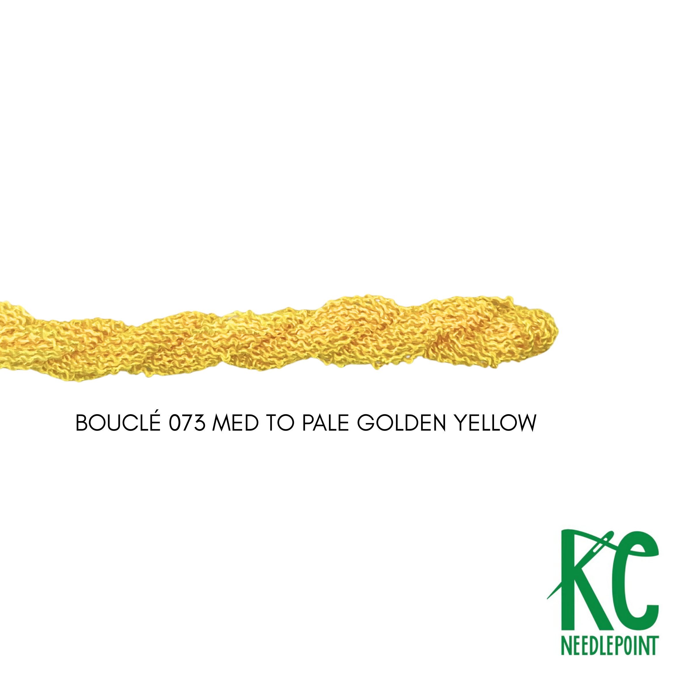 Bouclé 073 Med to Pale Golden Yellow - KC Needlepoint