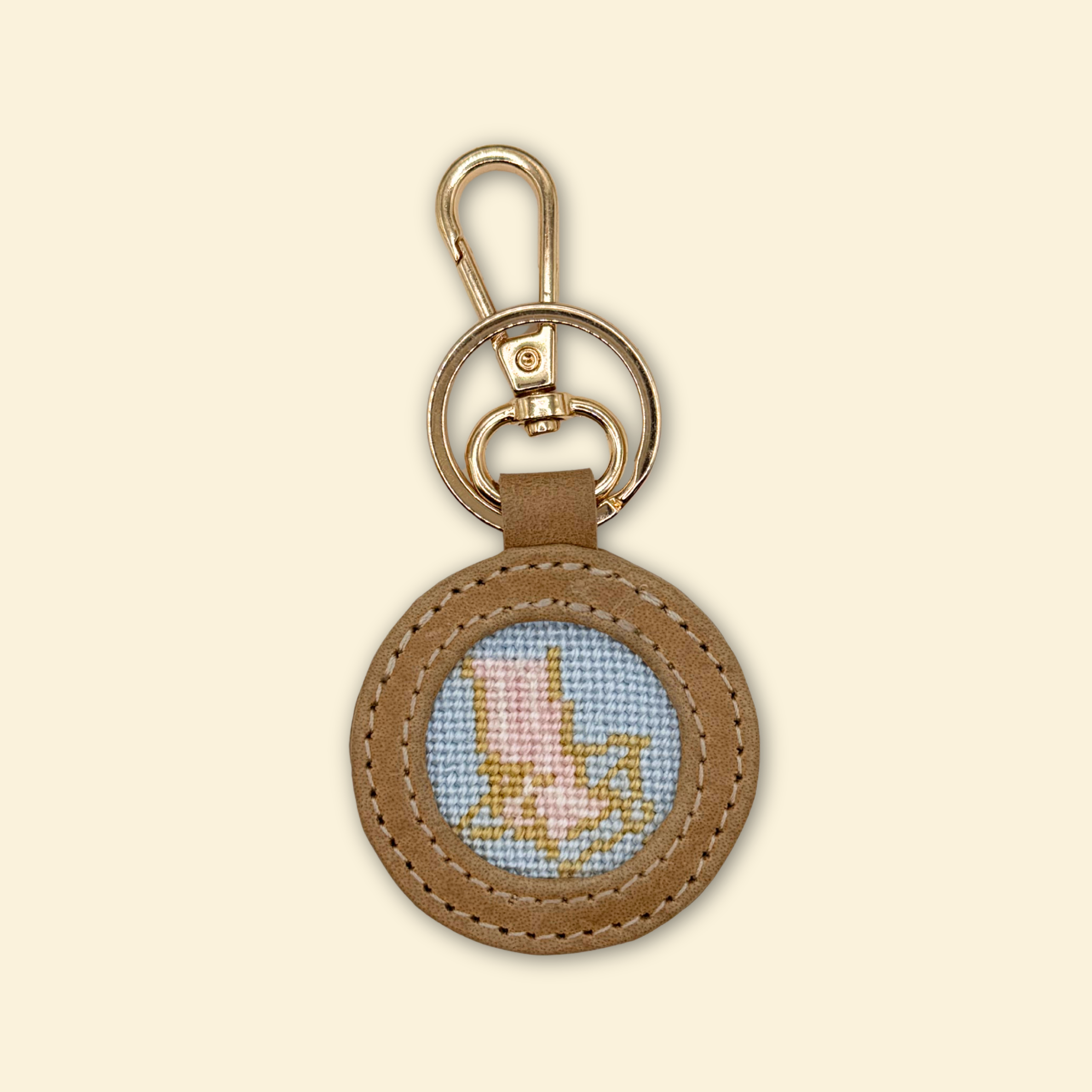 Seaside Seat Bag Tag/Key Fob Kit - KC Needlepoint