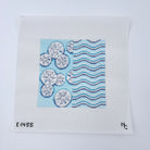 Sand Dollar Eyeglass Case Canvas - KC Needlepoint