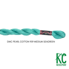DMC 3 Pearl Cotton 959 Medium Sea Green - KC Needlepoint