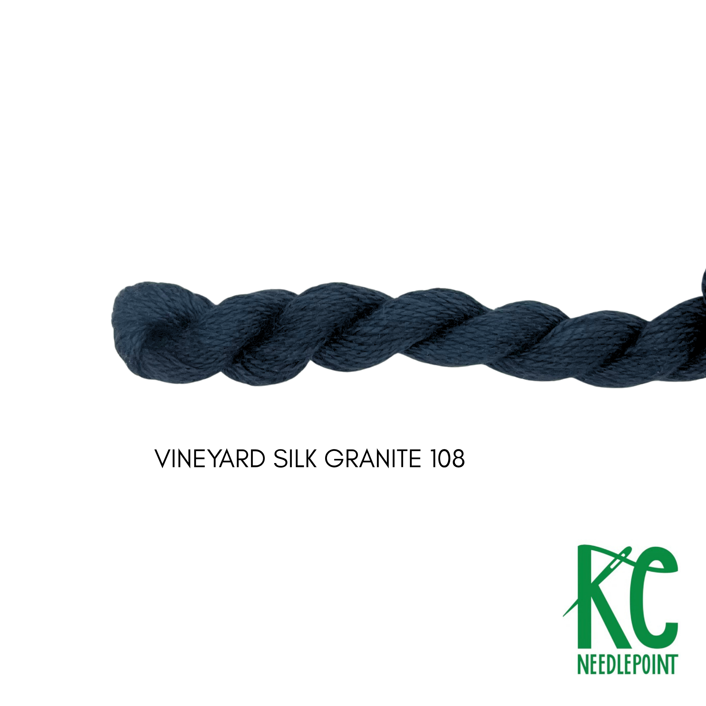 Vineyard Silk Skein C108 Granite - KC Needlepoint