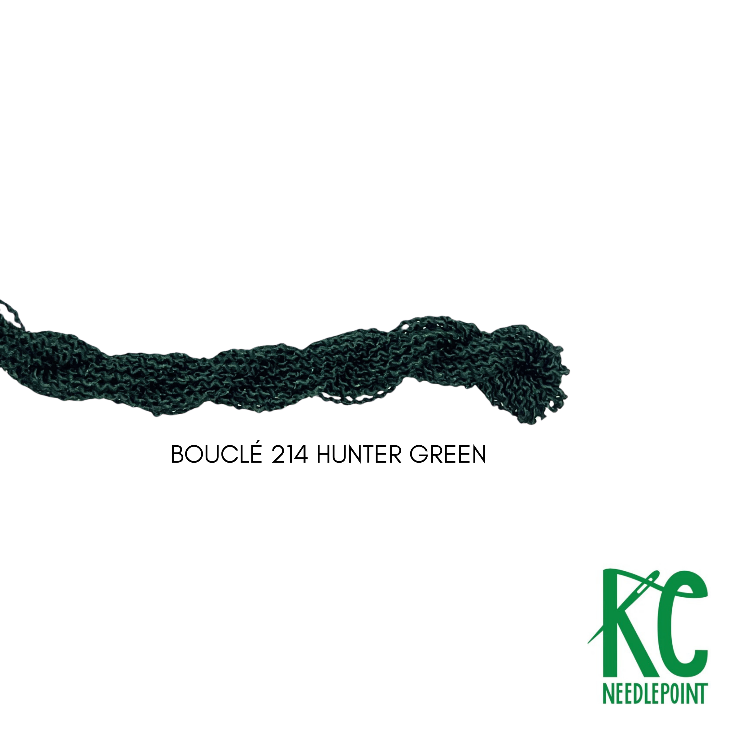 Bouclé 214 Hunter Green - KC Needlepoint