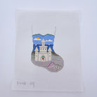 Sandcastle Mini Stocking Canvas - KC Needlepoint