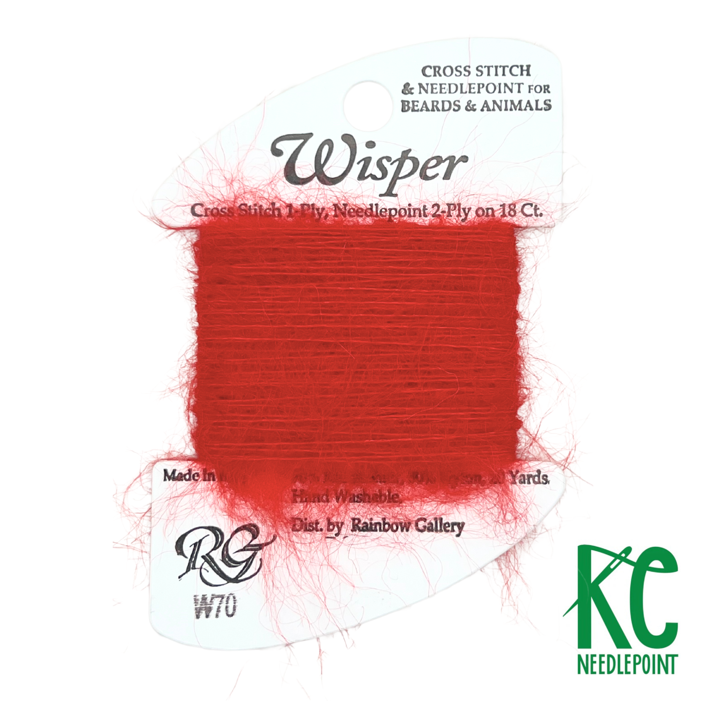 Wisper W70 Red - KC Needlepoint