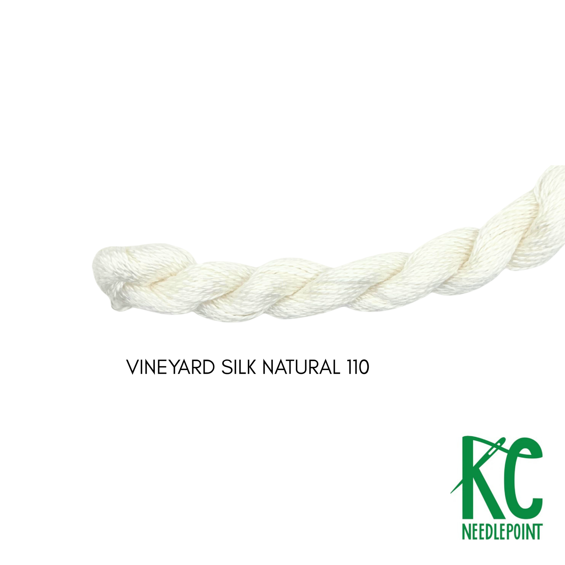 Vineyard Silk Skein C110 Natural – KC Needlepoint
