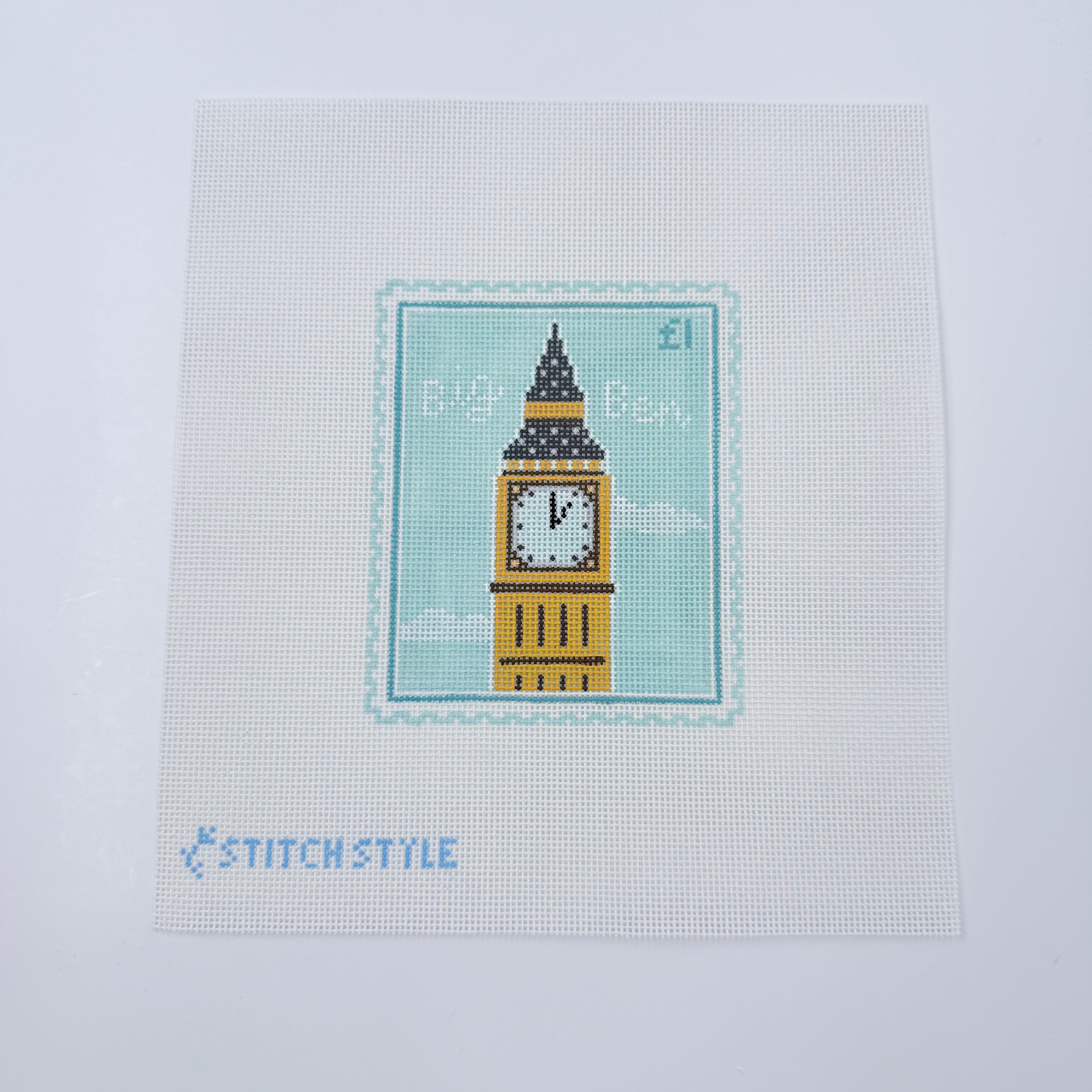 Big Ben Stamp Needlepoint Canvas - KC Needlepoint