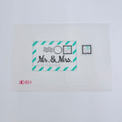 Mr. & Mrs. Letter Canvas - KC Needlepoint