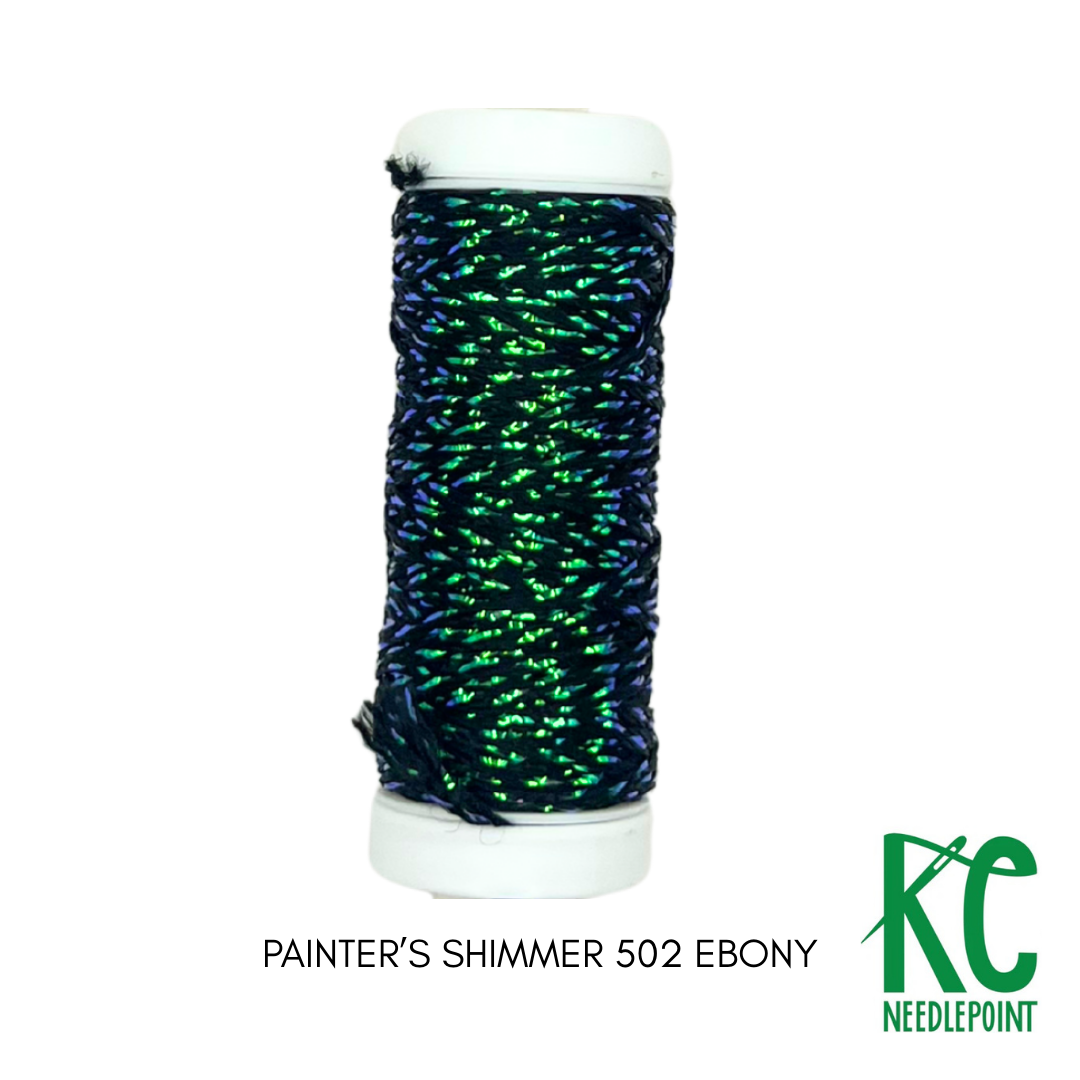 Painter's Shimmer 502 Ebony - KC Needlepoint