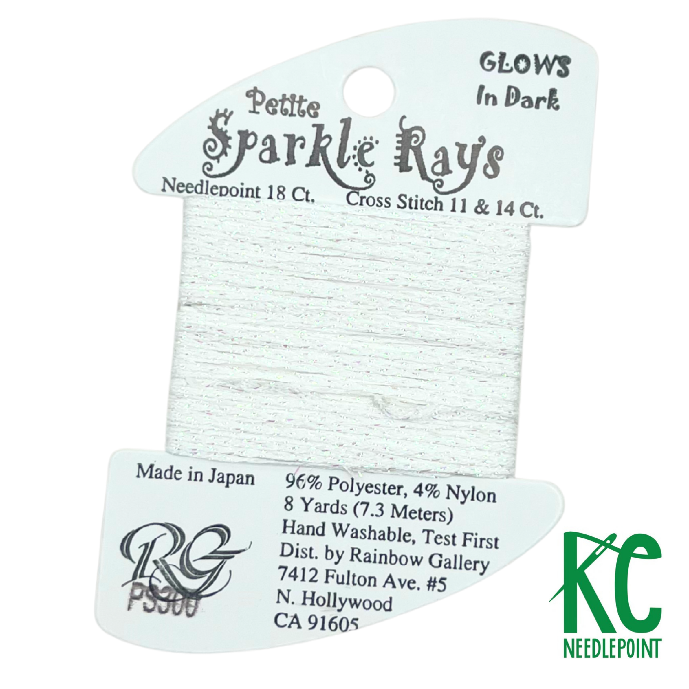 Petite Sparkle Rays PS300 Glow White - KC Needlepoint