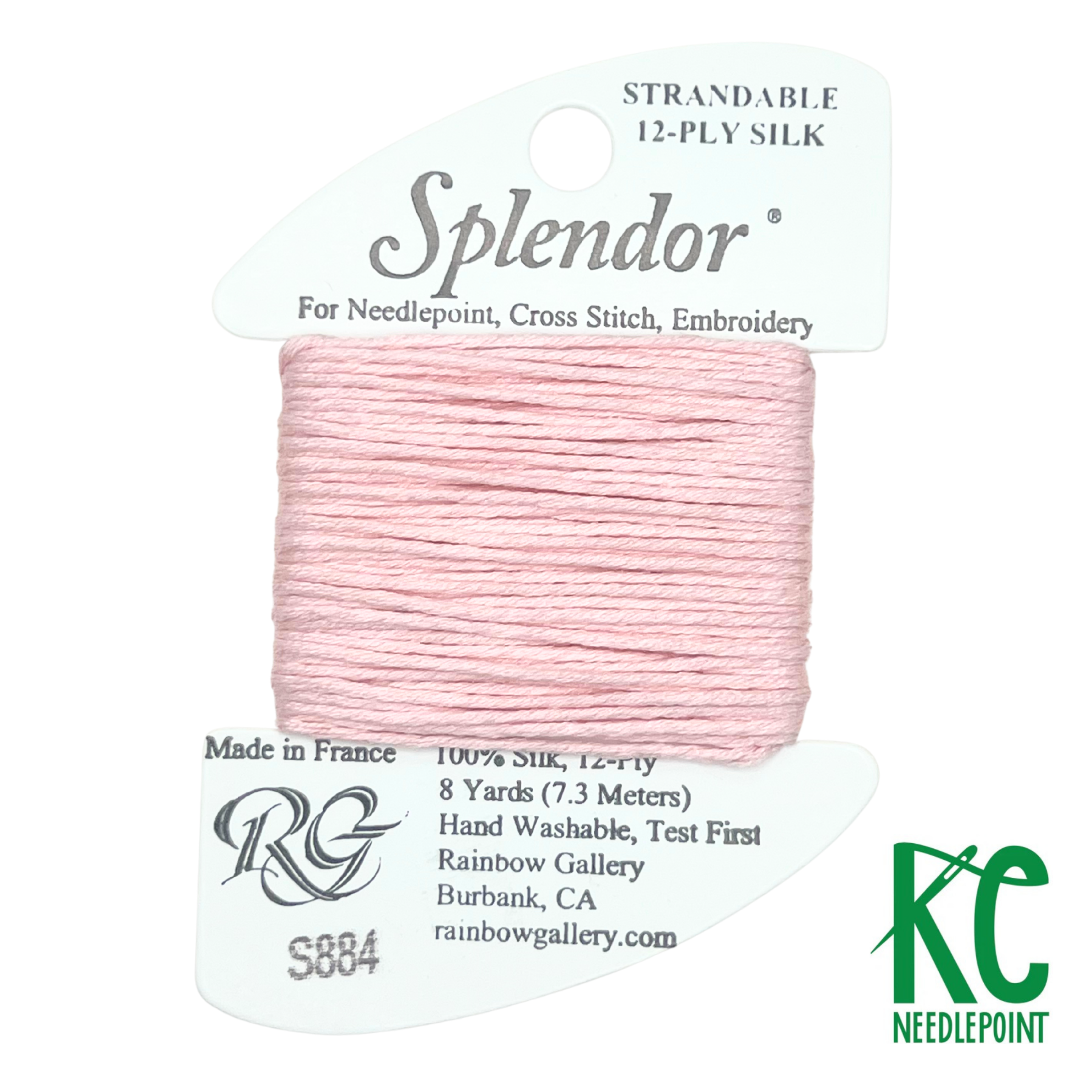 Splendor S884 Baby Pink - KC Needlepoint