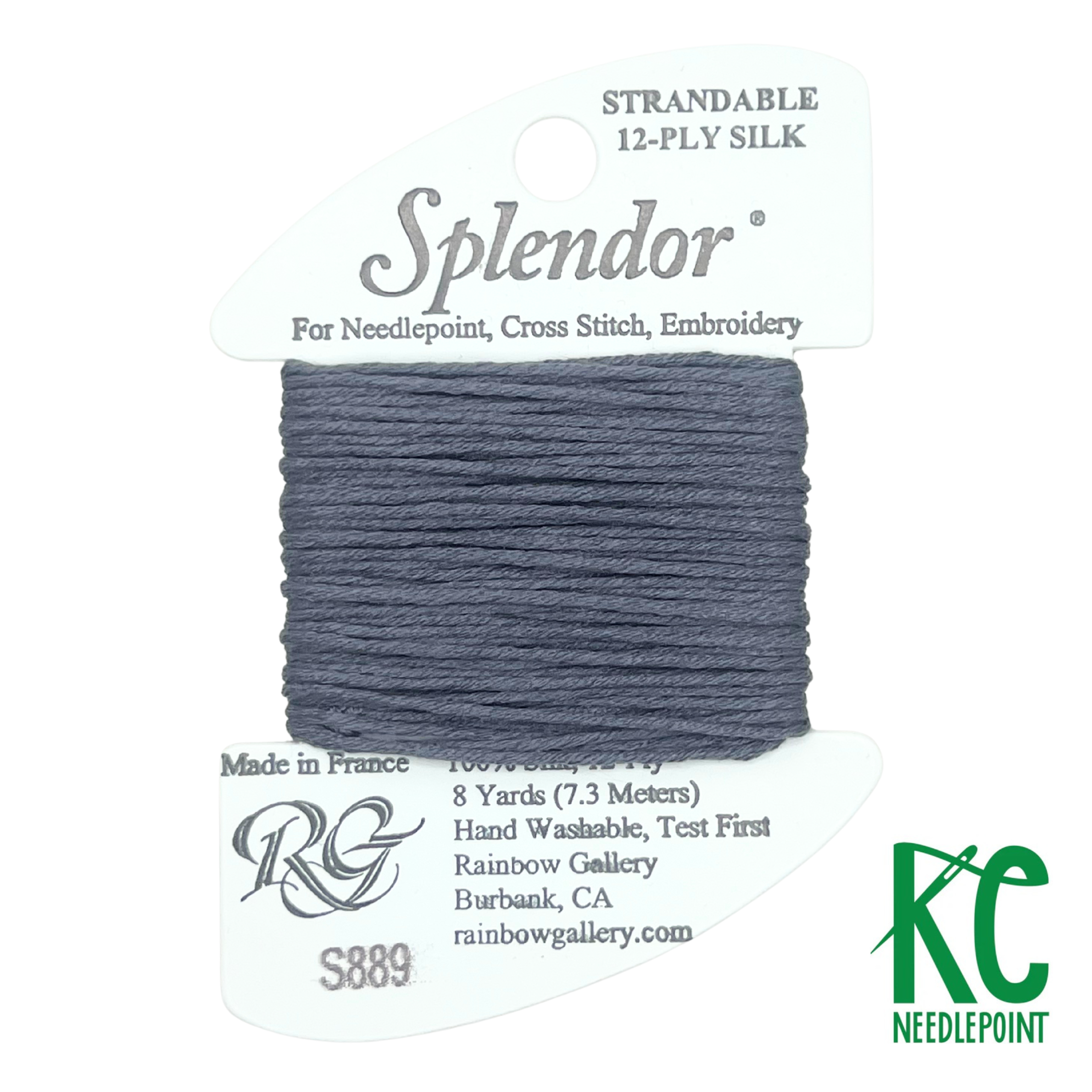 Splendor S889 Dark Gray - KC Needlepoint
