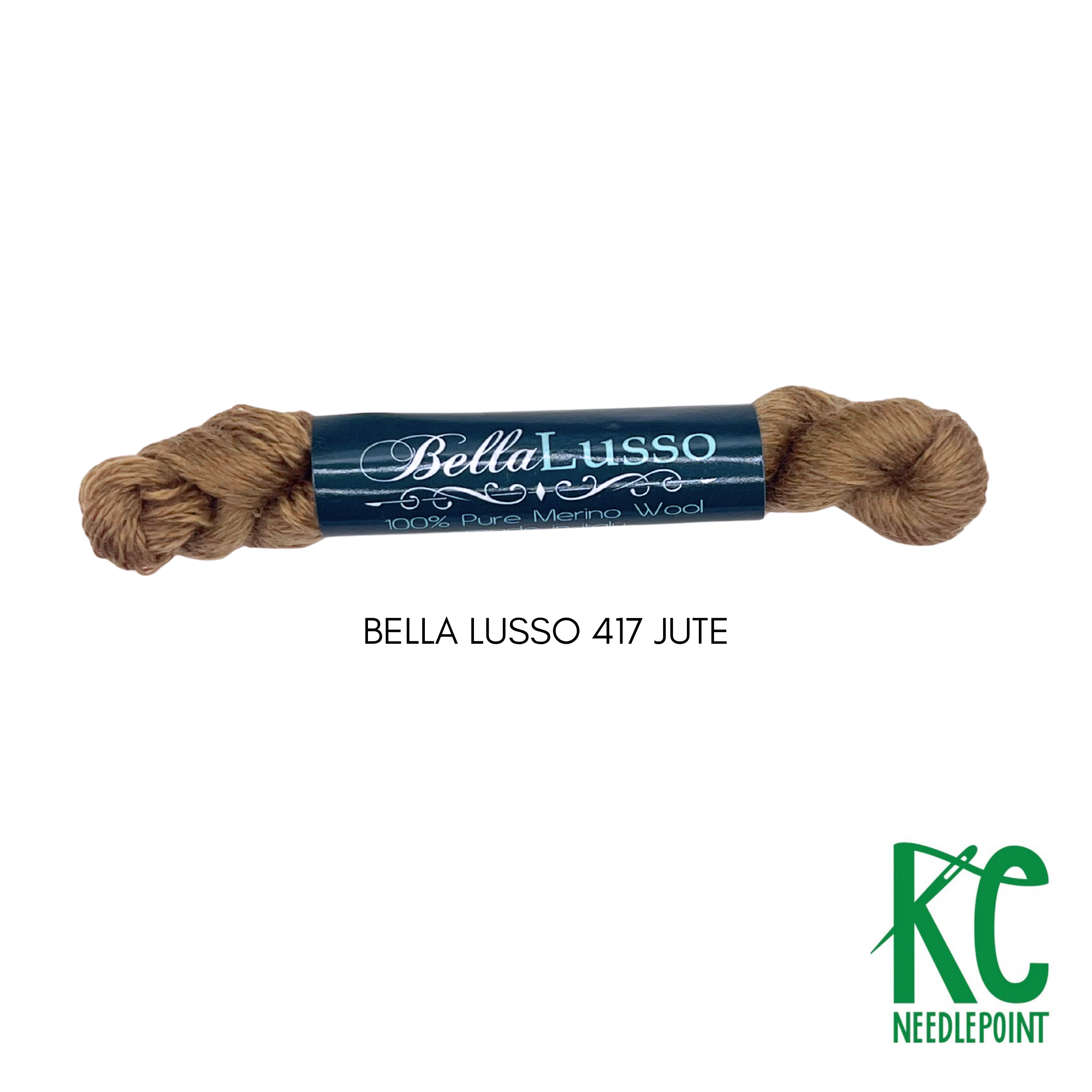 Bella Lusso Merino Wool 417 Jute - KC Needlepoint