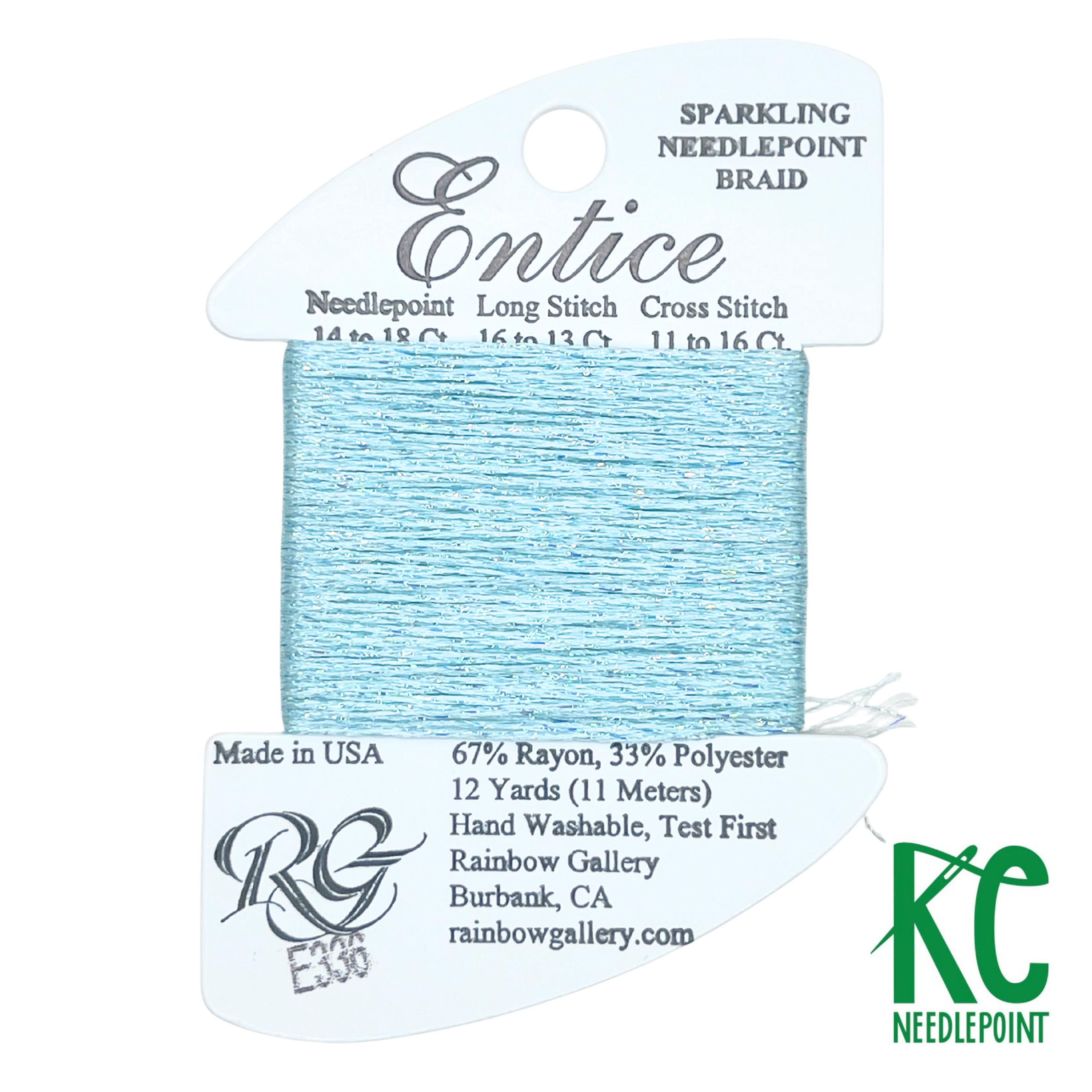 Entice E336 Turquoise Ice - KC Needlepoint