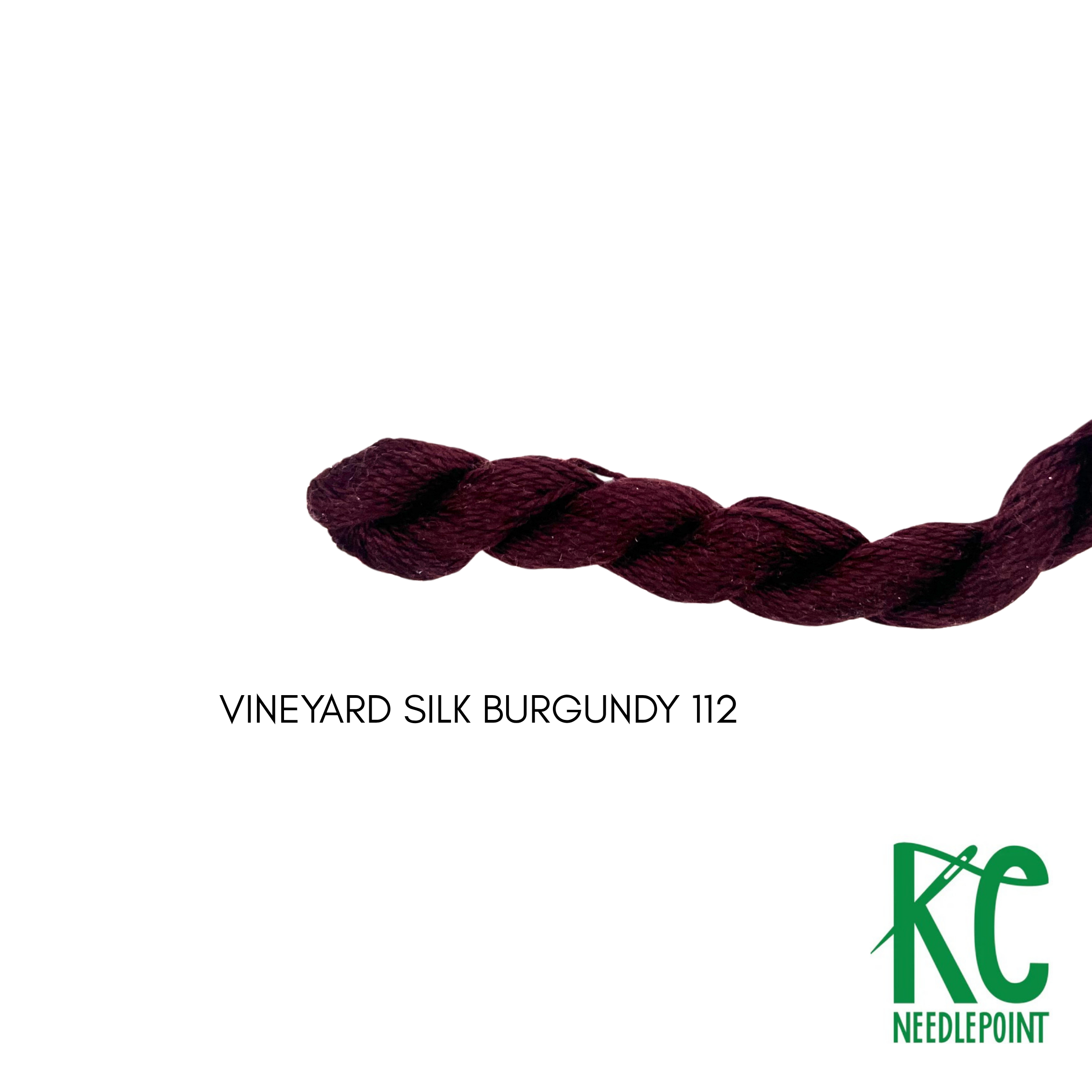 Vineyard Silk Skein C112 Burgundy - KC Needlepoint