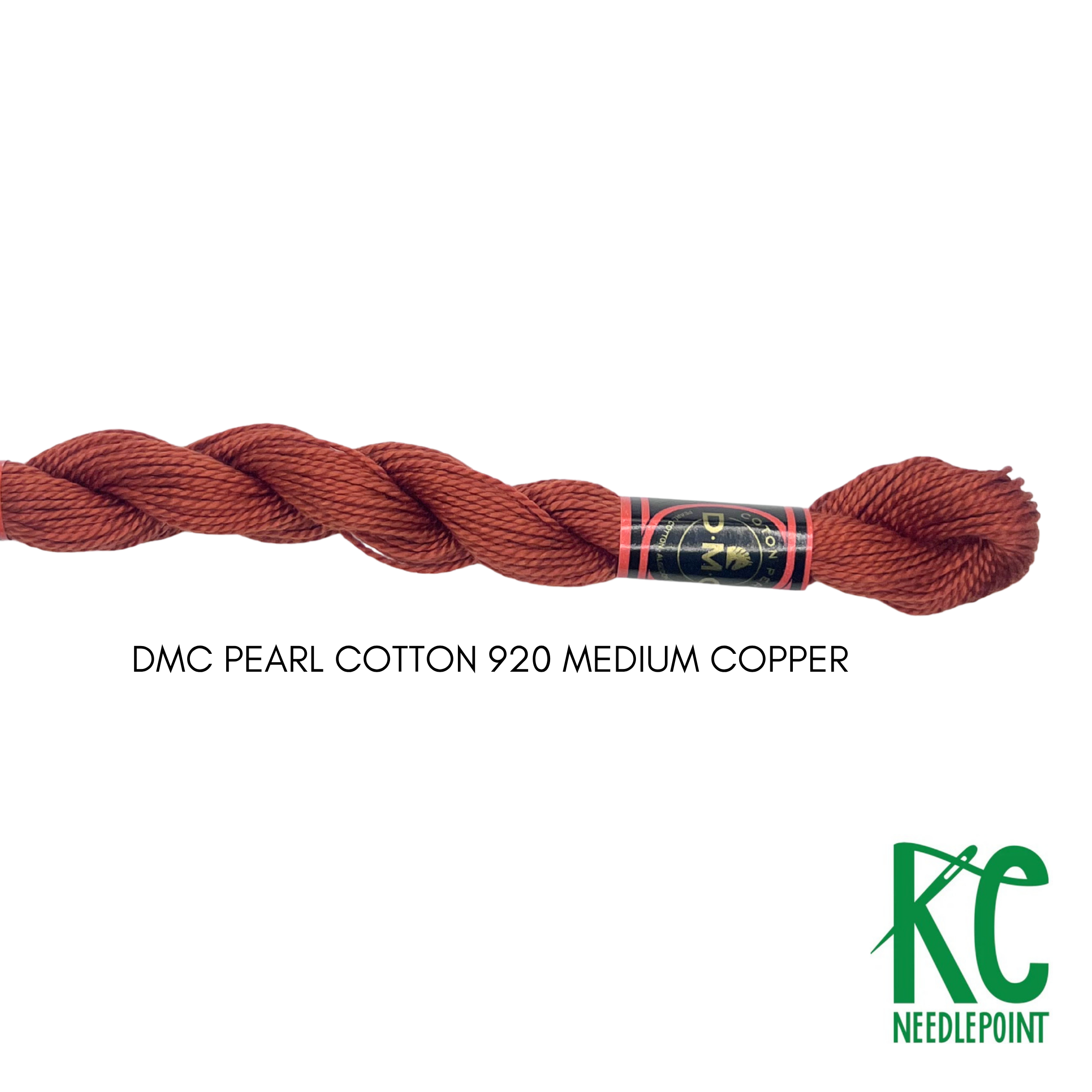 DMC 3 Pearl Cotton 920 Medium Copper - KC Needlepoint