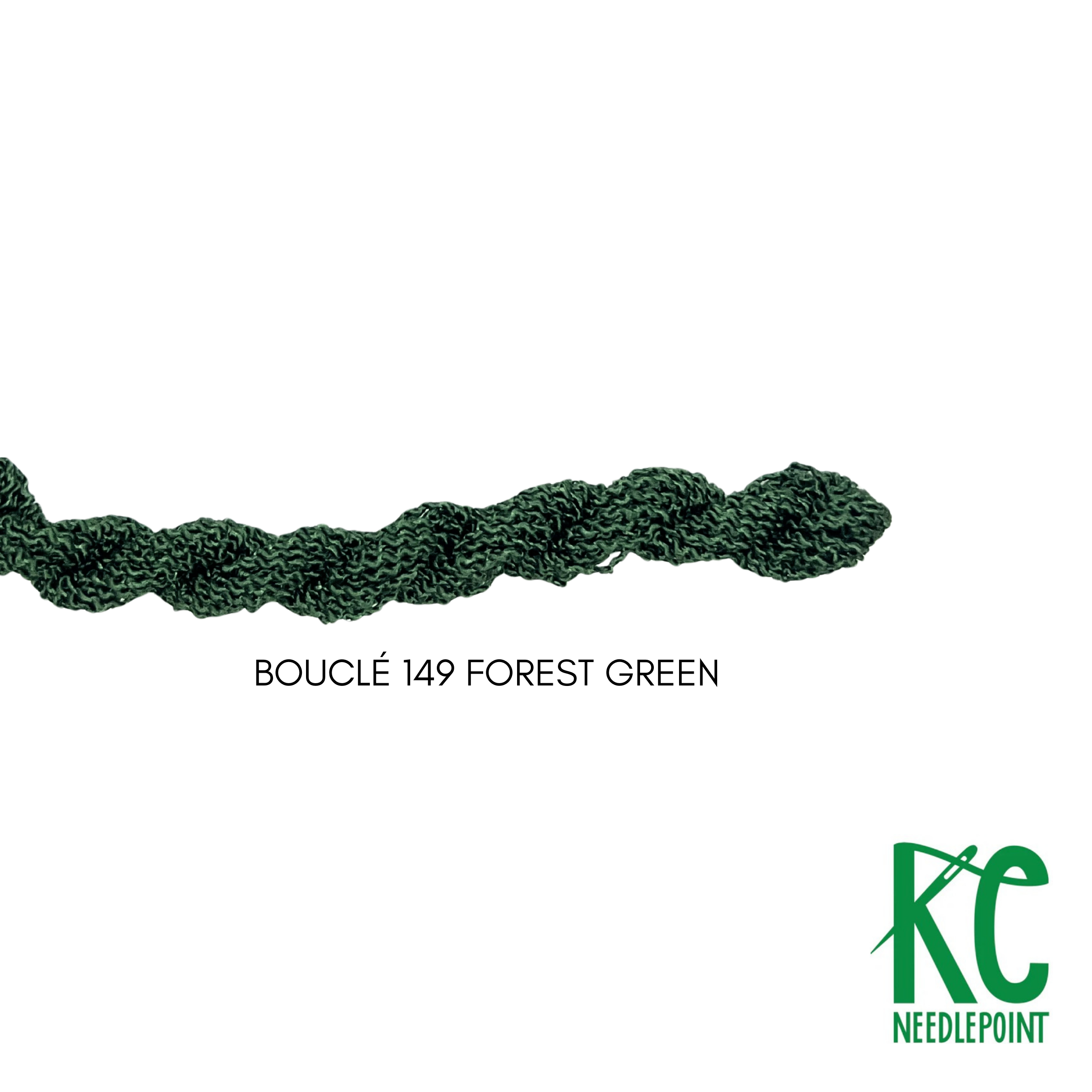 Bouclé 149 Forest Green - KC Needlepoint