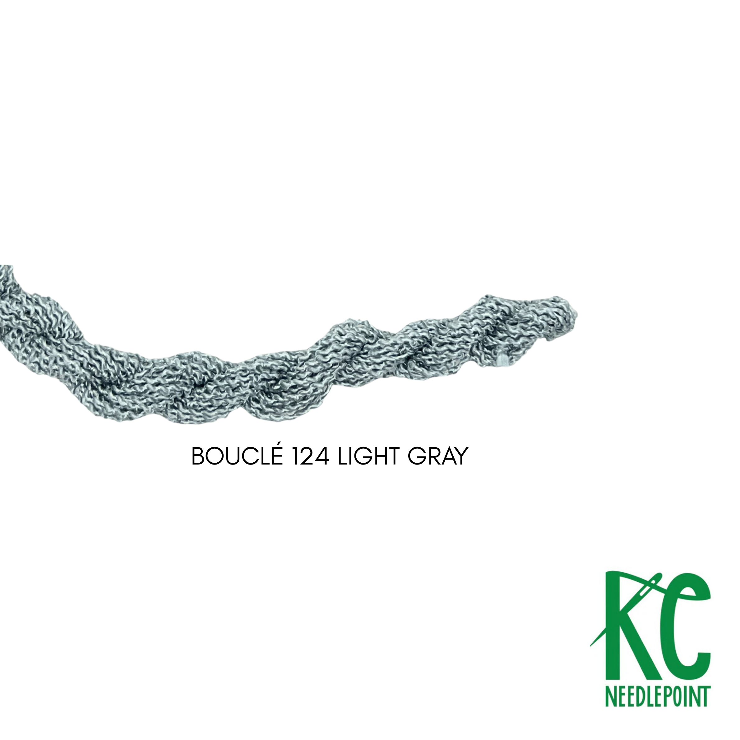 Bouclé 124 Light Gray - KC Needlepoint