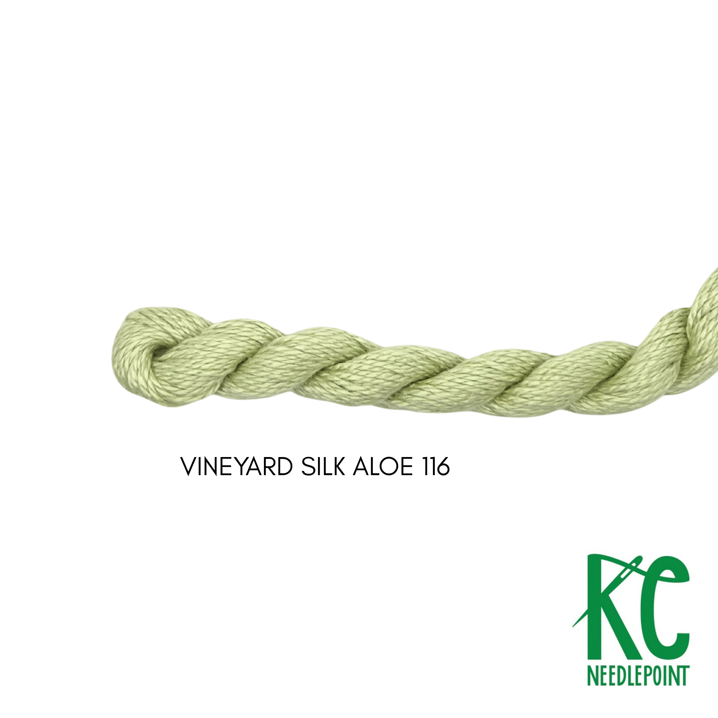 Vineyard Silk Skein C116 Aloe - KC Needlepoint