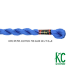 DMC 3 Pearl Cotton 798 Dark Delft Blue - KC Needlepoint