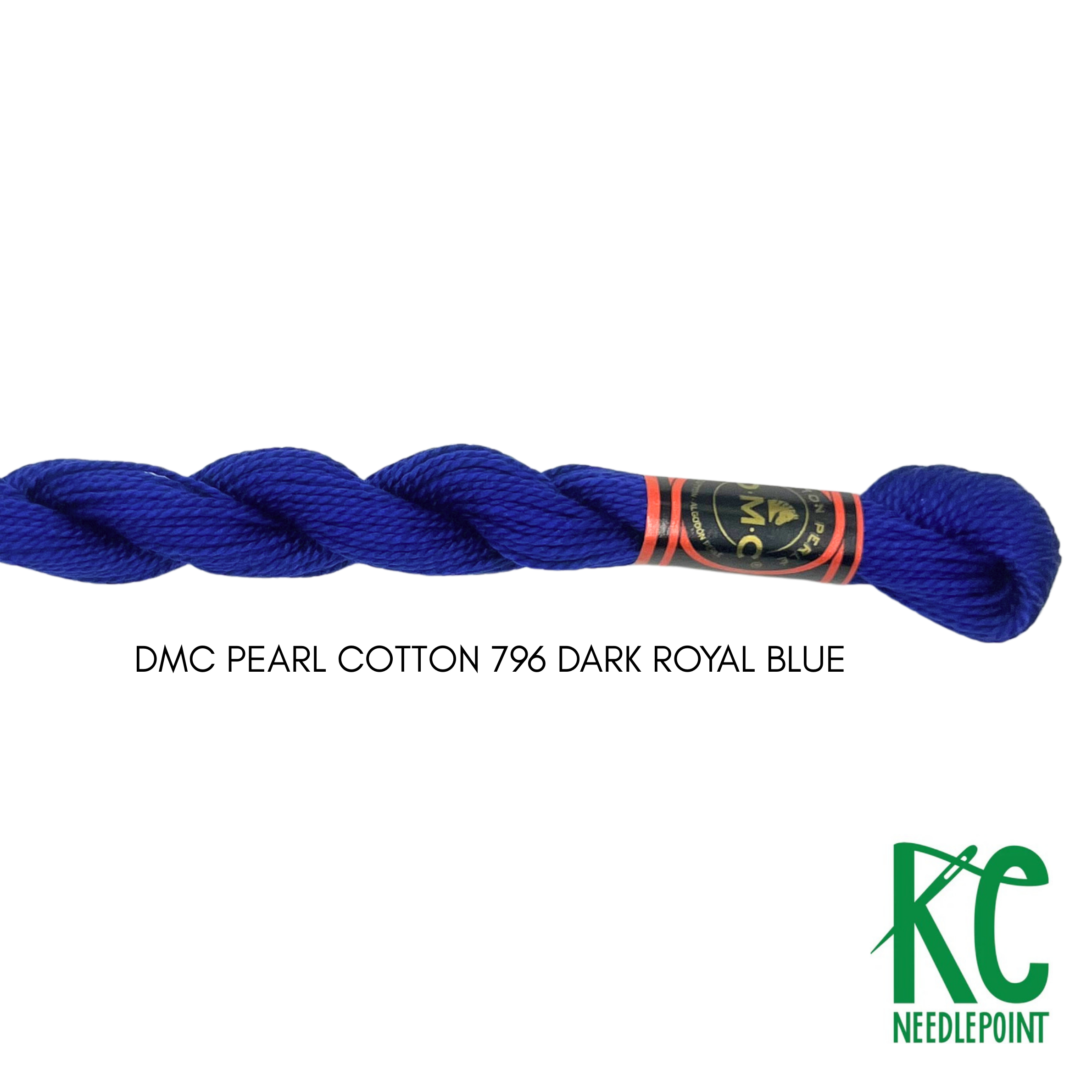 DMC 5 Pearl Cotton 796 Dark Royal Blue - KC Needlepoint
