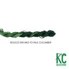 Bouclé 040 Med to Pale Cucumber - KC Needlepoint